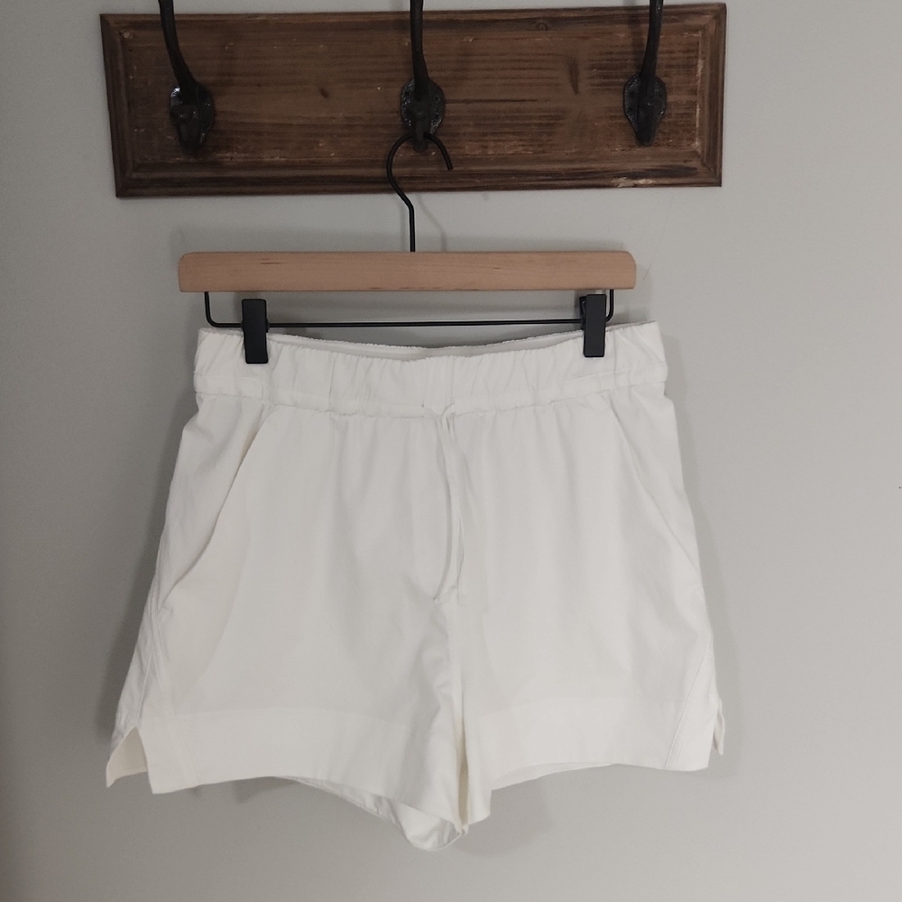 Lululemon Cinchable Waist High-Rise Woven Short 3.5" Medium White EXCELLENT - Picture 5 of 12